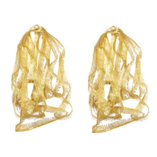 Angoily 2 Stück Goldene Quastendekoration Party DIY Quaste Die Salsa für Latein-Tanzkleid mit Quaste Nähen von Fransenbesatz an Kleidungsstücken Quasten mit Fransen Haustier Pailletten Angoily 2 Stück Goldene Quastendekoration Party DIY Quaste Die Salsa für Latein-Tanzkleid mit Quaste Nähen von Fransenbesatz an Kleidungsstücken Quasten mit Fransen Haustier Pailletten von Angoily
