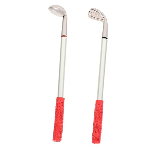 Angoily 2 Stück Golf Kugelschreiber Schreibtisch Dekoration Sportliches Zubehör für Golfer Robuste und Konstruktion Stiftaufsatz für Büro und Geschenkideen von Angoily