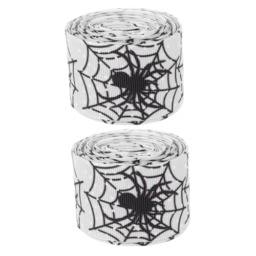 Angoily 2 Stück Halloween Bedrucktes Dekoband DIY Geschenkband mit Muster Vielseitiges Bastelband für Schleifen Geschenkverpackung Partydekoration Geeignet für Erwachsene Angoily 2 Stück Halloween Bedrucktes Dekoband DIY Geschenkband mit Muster Vielseitiges Bastelband für Schleifen Geschenkverpackung Partydekoration Geeignet für Erwachsene von Angoily