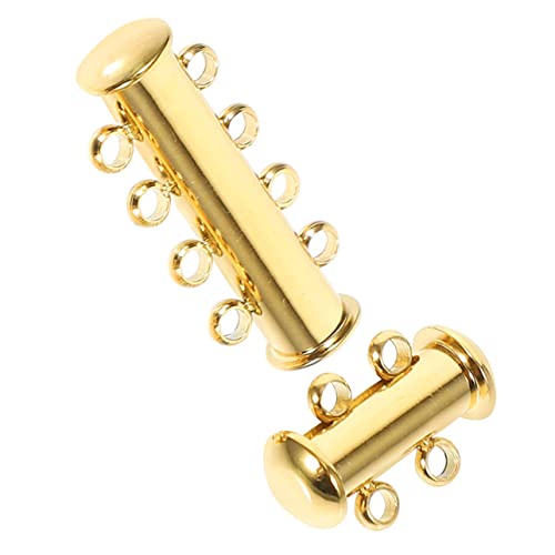 Angoily 2 Stück Halskette Verschluss Schließe Geschichtet Schichtung Schnalle Kettenverbinder Für Mehrere Ketten Silber Haken Kettenverlängerung Verschlüsse Clips Rostfreier Stahl Golden Angoily 2 Stück Halskette Verschluss Schließe Geschichtet Schichtung Schnalle Kettenverbinder Für Mehrere Ketten Silber Haken Kettenverlängerung Verschlüsse Clips Rostfreier Stahl Golden von Angoily
