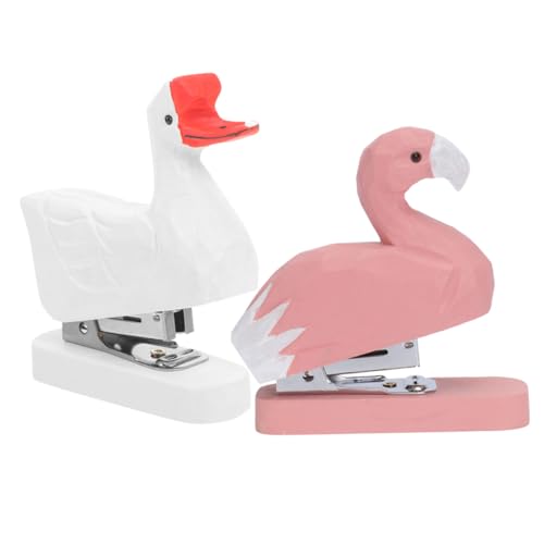 Angoily 2 Stück Handgefertigter Mini Heftgerät Holz Tierform Tragbar Kleines Büroheftgerät Home Office Zubehör für Schule und Zuhause Angoily 2 Stück Handgefertigter Mini Heftgerät Holz Tierform Tragbar Kleines Büroheftgerät Home Office Zubehör für Schule und Zuhause von Angoily