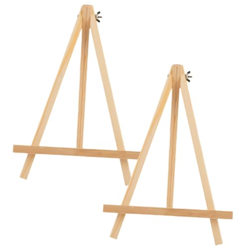 Angoily 2 Stück Holz Tischstaffelei Kleine Staffeleien für Malstaffelei Desktop Bildhalter Dreibeinig für Kunsthandwerk Präsentation und Dekoration Angoily 2 Stück Holz Tischstaffelei Kleine Staffeleien für Malstaffelei Desktop Bildhalter Dreibeinig für Kunsthandwerk Präsentation und Dekoration von Angoily