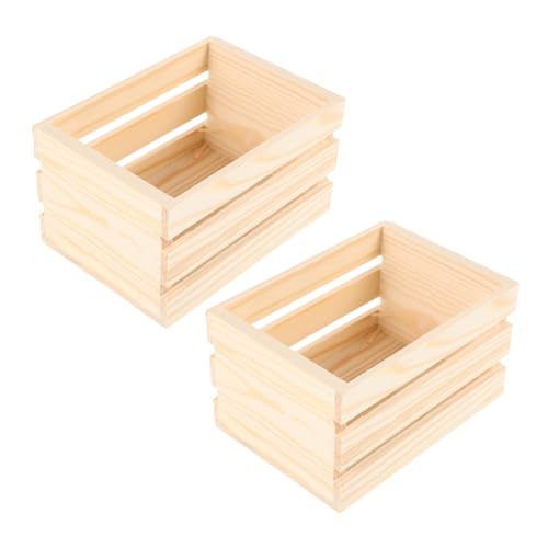 Angoily 2 Stück Holzkorbmodell klein Miniatur Essen Korb aus Holz Puppenhaus-Obstkorb Mini-Obstkorb Mini-Puppenhauszubehör Holzkisten zum Basteln Mini-Holzkisten Beige Angoily 2 Stück Holzkorbmodell klein Miniatur Essen Korb aus Holz Puppenhaus-Obstkorb Mini-Obstkorb Mini-Puppenhauszubehör Holzkisten zum Basteln Mini-Holzkisten Beige von Angoily