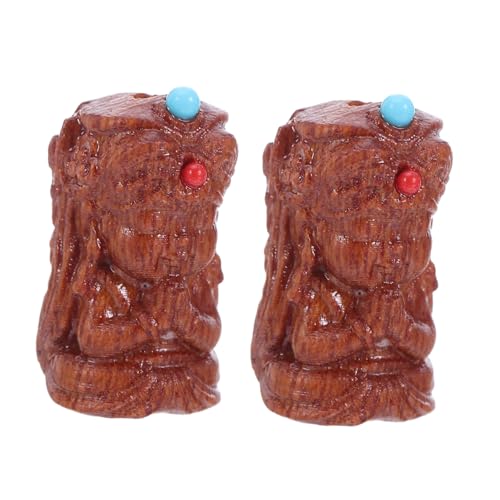 Angoily 2 Stück Holzperlen für Schmuckherstellung Geschnitzte Tibetische Wohlstandsgöttin Natürliche DIY Perlen mit Robuste Holzperlen für Armbänder und Halsketten für Bastelarbeiten Angoily 2 Stück Holzperlen für Schmuckherstellung Geschnitzte Tibetische Wohlstandsgöttin Natürliche DIY Perlen mit Robuste Holzperlen für Armbänder und Halsketten für Bastelarbeiten von Angoily