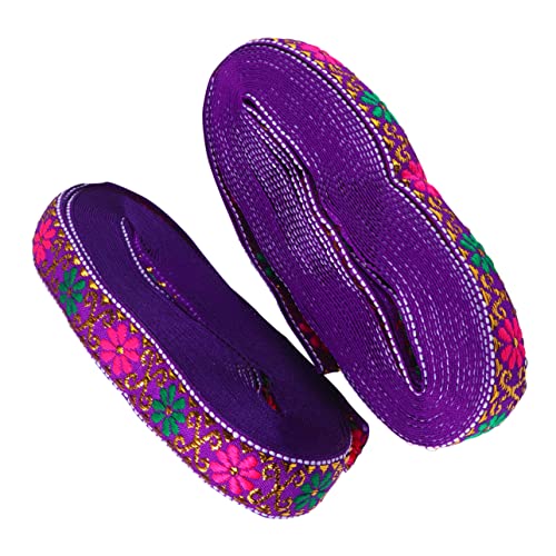 Angoily 2 Stück Jacquard-Gurtband aus Spitze dekorativ Vorhang Spitzenband Stoff Wohnkultur Blume haaraccessoires hair jewellery Kleidung Spitzenbesatz Stickerei trimmen Polyester Violett Angoily 2 Stück Jacquard-Gurtband aus Spitze dekorativ Vorhang Spitzenband Stoff Wohnkultur Blume haaraccessoires hair jewellery Kleidung Spitzenbesatz Stickerei trimmen Polyester Violett von Angoily