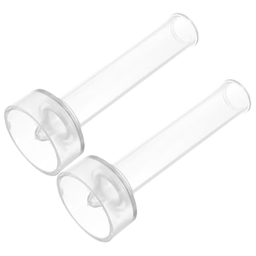 Angoily 2 Stück Kerzenform verjüngt Herstellung LED Formen für Kerzengläser Form für Kerzenglas praktische Formen Spitzkerzen-Acrylformen kreative Kegelgussform Transparent von Angoily