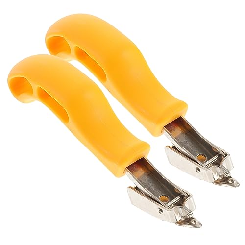 Angoily 2 Stück Klammerentferner Robuste Metall Werkzeuge für Möbel Teppich und Bilderrahmen Ergonomischer Griff für Müheloses Entfernen von Klammern und Tackernadeln Angoily 2 Stück Klammerentferner Robuste Metall Werkzeuge für Möbel Teppich und Bilderrahmen Ergonomischer Griff für Müheloses Entfernen von Klammern und Tackernadeln von Angoily