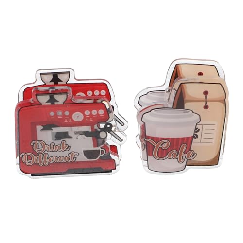 Angoily 2 Stück Kleber tropfende Acrylzeltclip Veranstalter Und Notizblock Inhaber Mehrzweck-Memoclips Liste Memo -Clips Planer Büroklammern Scrapbooking-Memo-Clips Scrapbooking-Memohalter von Angoily