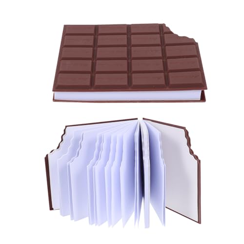 Angoily 2 Stück Kreative Sticky Memo Pads Schokolade Form Haftnotizen Wiederverwendbar Ablösbar für Schüler Büro Studium Notizblock Schreibsticker Angoily 2 Stück Kreative Sticky Memo Pads Schokolade Form Haftnotizen Wiederverwendbar Ablösbar für Schüler Büro Studium Notizblock Schreibsticker von Angoily