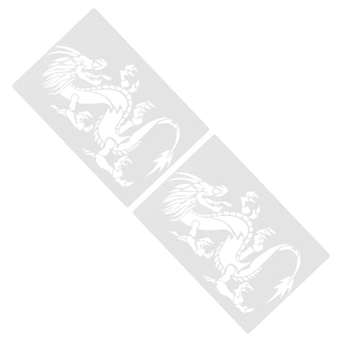 Angoily 2 Stück Malvorlage Herstellung Schablone Zeichnung Vorlagen Malerei Versorgung Pvc Weiß Angoily 2 Stück Malvorlage Herstellung Schablone Zeichnung Vorlagen Malerei Versorgung Pvc Weiß von Angoily