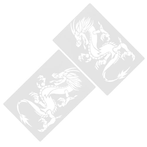 Angoily 2 Stück Malvorlage Vorlagen Drachenschablonen Zum Malen Zeichnung Herstellung Kompakte Drachenschablonen Wiederverwendbare Drachenschablonen Praktische Drachenschablonen Pvc Weiß Angoily 2 Stück Malvorlage Vorlagen Drachenschablonen Zum Malen Zeichnung Herstellung Kompakte Drachenschablonen Wiederverwendbare Drachenschablonen Praktische Drachenschablonen Pvc Weiß von Angoily