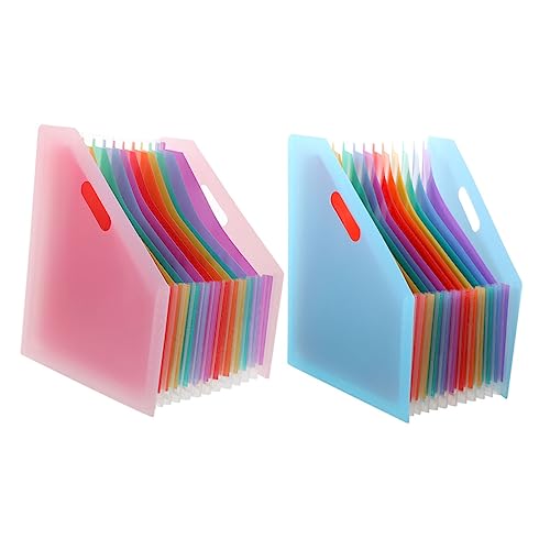 Angoily 2 Stück Mappe Aktenhalter Aus Papier Aktenschrank-ordner Büro Akkordeon-fall Desktop-datei-organizer Datei Akkordeon Organizer Dokumentieren Plastik Colorful Angoily 2 Stück Mappe Aktenhalter Aus Papier Aktenschrank-ordner Büro Akkordeon-fall Desktop-datei-organizer Datei Akkordeon Organizer Dokumentieren Plastik Colorful von Angoily