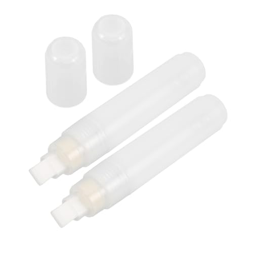 Angoily 2 Stück Markerzubehör Kreidestifte für Tafel malen Stifte Lackmarkierungen nachfüllbarer Marker Kreidetafel-Markerstifte Farbstifte für Holz nachfüllbare Marker Plastik Transparent von Angoily