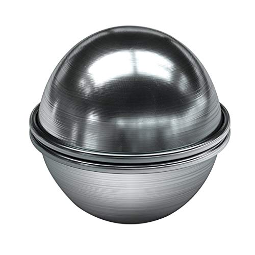 Angoily 2 Stück Metall Form für Herstellung von Badekugeln zum Selbermachen von Badebomben Geeignet für Badewanne und Kreative DIY Projekte von Angoily