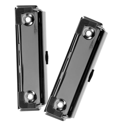 Angoily 2 Stück Metall Klemmbrett Clips Starke Büro und Schulklammern für Aktenordner Dokumentenhalter Vielseitig Einsetzbar für Papier Notizen Rezepte Einfach Montierbar und Angoily 2 Stück Metall Klemmbrett Clips Starke Büro und Schulklammern für Aktenordner Dokumentenhalter Vielseitig Einsetzbar für Papier Notizen Rezepte Einfach Montierbar und von Angoily