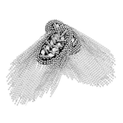 Angoily 2 Stück Metall -schulterstempel Schulterklappen Form Quasten Sportlich Quaste Schulter Epaulette Schulter Diy Epauletten Schulterpolster Schulterbaus Legierung Silber Angoily 2 Stück Metall -schulterstempel Schulterklappen Form Quasten Sportlich Quaste Schulter Epaulette Schulter Diy Epauletten Schulterpolster Schulterbaus Legierung Silber von Angoily