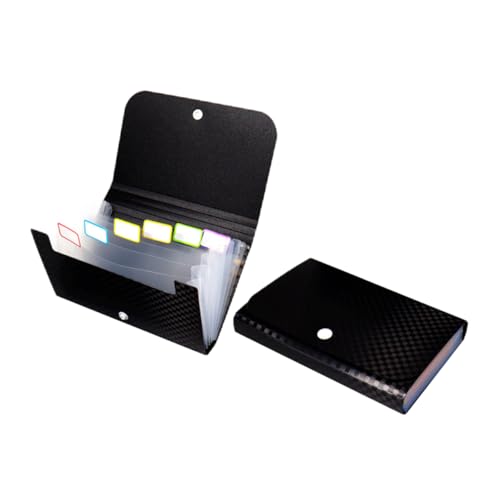 Angoily 2 Stück Mini Dokumentenmappe Multifunktionale Aufbewahrungstaschen für Quittungen Verträge und Rechnungen für Büro und Zuhause Fächer Leicht zu Transportieren Angoily 2 Stück Mini Dokumentenmappe Multifunktionale Aufbewahrungstaschen für Quittungen Verträge und Rechnungen für Büro und Zuhause Fächer Leicht zu Transportieren von Angoily