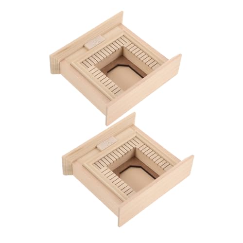 Angoily 2 Stück Miniaturmöbel Puppenhauszubehör Unfertiger Holzkamin Simulation Puppenhausmodell Für Rasenfee Mikrolandschaftsdekoration Angoily 2 Stück Miniaturmöbel Puppenhauszubehör Unfertiger Holzkamin Simulation Puppenhausmodell Für Rasenfee Mikrolandschaftsdekoration von Angoily