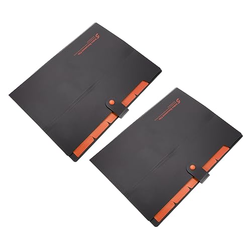 Angoily 2 Stück Multi Layer Aktenordner mit Druckknopf Tragbare Dokumentenmappe aus Robuste und Stilvolle Aufbewahrung für Büro und Schule Angoily 2 Stück Multi Layer Aktenordner mit Druckknopf Tragbare Dokumentenmappe aus Robuste und Stilvolle Aufbewahrung für Büro und Schule von Angoily