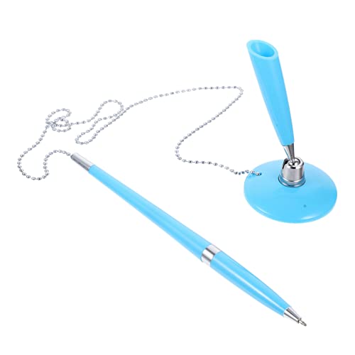 Angoily 2 Stück Multifunktionaler Business Kugelschreiber mit Kette Ergonomisch Rutschfest Blaue für Büro Bank und Hotel Stabiler PP Kunststoff Komfortables Angoily 2 Stück Multifunktionaler Business Kugelschreiber mit Kette Ergonomisch Rutschfest Blaue für Büro Bank und Hotel Stabiler PP Kunststoff Komfortables von Angoily