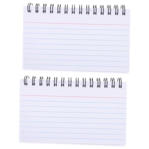 Angoily 2 Stück Notizblock Karteikarten mit Ringen Spiral Notizhefte für Lehrer Liniert für Lernen und Notizen Praktische Lernhilfe Angoily 2 Stück Notizblock Karteikarten mit Ringen Spiral Notizhefte für Lehrer Liniert für Lernen und Notizen Praktische Lernhilfe von Angoily