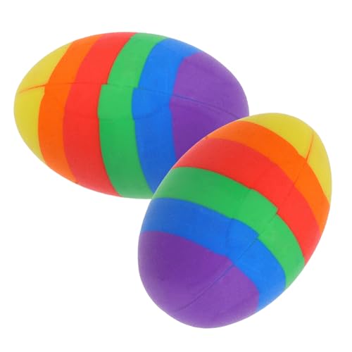 Angoily 2 Stück Osterei-Radiergummi geschenkideen ostern mini radiergummis Radiergummi für Schule Radierer klein Eier Mini-Radierer süße Radiergummis für Mädchen von Angoily
