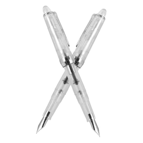 Angoily 2 Stück Piston Ink Pen Füller wieder auffüllbar Kolben Zeichnung Kalligraphie kursiv einfacher Füllfederhalter Schreiben von Füllfederhaltern Füllfederhalter in Ordnung Plastik Angoily 2 Stück Piston Ink Pen Füller wieder auffüllbar Kolben Zeichnung Kalligraphie kursiv einfacher Füllfederhalter Schreiben von Füllfederhaltern Füllfederhalter in Ordnung Plastik von Angoily