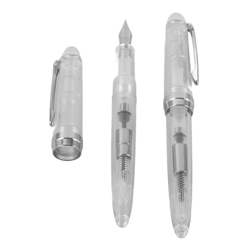 Angoily 2 Stück Piston Ink Pen Kolben Füller tragbare Zeichenstifte Kalligraphie-Füllfederhalter einfacher Füllfederhalter wiederverwendbarer Füllfederhalter Plastik Angoily 2 Stück Piston Ink Pen Kolben Füller tragbare Zeichenstifte Kalligraphie-Füllfederhalter einfacher Füllfederhalter wiederverwendbarer Füllfederhalter Plastik von Angoily