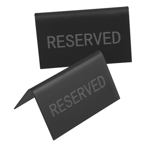 Angoily 2 Stück Platzreservierungsschild Markierungen Reservierte Tischschilder Für Hochzeiten Tischreservierungsschild Für Restaurants Silber Stichworte Zeremonie Black Rostfreier Stahl Angoily 2 Stück Platzreservierungsschild Markierungen Reservierte Tischschilder Für Hochzeiten Tischreservierungsschild Für Restaurants Silber Stichworte Zeremonie Black Rostfreier Stahl von Angoily