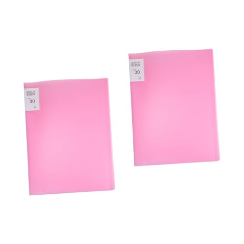 Angoily 2 Stück Präsentationsmappe mit Transparenten Hüllen Flexibler und Kratzfester Kunstordner für Zeichnungen Dokumente und Poster Sicher Gebundener Portfolio Ordner in Pastellrosa für Angoily 2 Stück Präsentationsmappe mit Transparenten Hüllen Flexibler und Kratzfester Kunstordner für Zeichnungen Dokumente und Poster Sicher Gebundener Portfolio Ordner in Pastellrosa für von Angoily