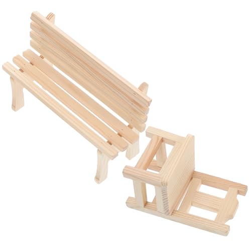 Angoily 2 Stück Puppenhausbank Puppenhausdekorationen Puppenhauszubehör Puppenhaus Minimöbel Dekoration Mini Puppenhaus Miniatur Parkmöbel Winzige Parkbank Holz Beige Angoily 2 Stück Puppenhausbank Puppenhausdekorationen Puppenhauszubehör Puppenhaus Minimöbel Dekoration Mini Puppenhaus Miniatur Parkmöbel Winzige Parkbank Holz Beige von Angoily