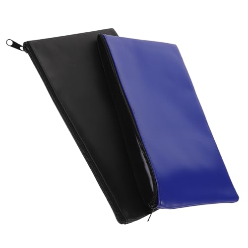 Angoily 2 Stück Quittungsaufbewahrungstasche Couponhalter Bargeldfüllung Bargeldtaschen Für Geld Tragbare Dokumententasche Papierorganisatoren Quittungsorganisator Für Unternehmen von Angoily