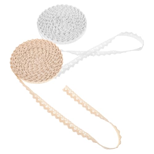 Angoily 2 Stück Retro Spitze Spitzendekor Spitzenband Vintage Spitzenbesatz Besticktes Spitzenband Gehäkelte Spitze Stoffbesatz Vintage Baumwollspitzenband Floral Bestickter Angoily 2 Stück Retro Spitze Spitzendekor Spitzenband Vintage Spitzenbesatz Besticktes Spitzenband Gehäkelte Spitze Stoffbesatz Vintage Baumwollspitzenband Floral Bestickter von Angoily