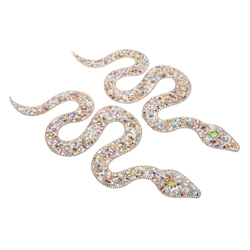 Angoily 2 Stück Rhinestone Schlange Aufnäher Bügel und Nähpatches für DIY Kleidung Taschen Schuhe und Hüte Applikationen für Vielseitige Stoffe Angoily 2 Stück Rhinestone Schlange Aufnäher Bügel und Nähpatches für DIY Kleidung Taschen Schuhe und Hüte Applikationen für Vielseitige Stoffe von Angoily