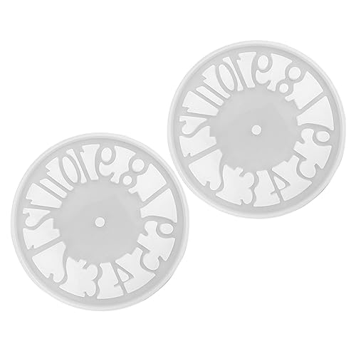 Angoily 2 Stück Schimmel sehen Handwerk Formenbau Uhr Herstellung Formen aus Silikonharz Silikonform zum Basteln Epoxid-Silikon-Gießform DIY Bastelform Kieselgel Weiß Angoily 2 Stück Schimmel sehen Handwerk Formenbau Uhr Herstellung Formen aus Silikonharz Silikonform zum Basteln Epoxid-Silikon-Gießform DIY Bastelform Kieselgel Weiß von Angoily