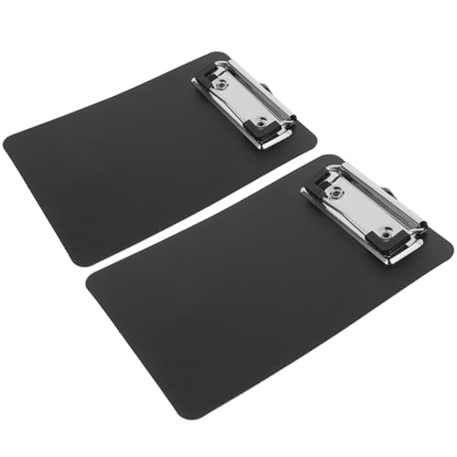 Angoily 2 Stück Schreibblockhalter -Zwischenablage Schwarze Zwischenablage Bau-Zwischenablage -Zwischenablage Zwischenablage aus Kunststoff Schreibtafel-Clip pp Angoily 2 Stück Schreibblockhalter -Zwischenablage Schwarze Zwischenablage Bau-Zwischenablage -Zwischenablage Zwischenablage aus Kunststoff Schreibtafel-Clip pp von Angoily