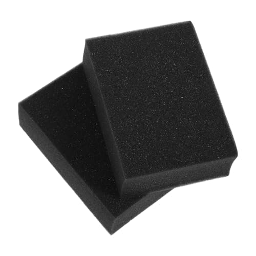 Angoily 2 Stück Schwamm Nadelfilz Pad Filz Pad Filznadel Kit Pad Spleißen Nadel Stanzfilz Pad Nadel Pad Nadel Pad Schwarz von Angoily