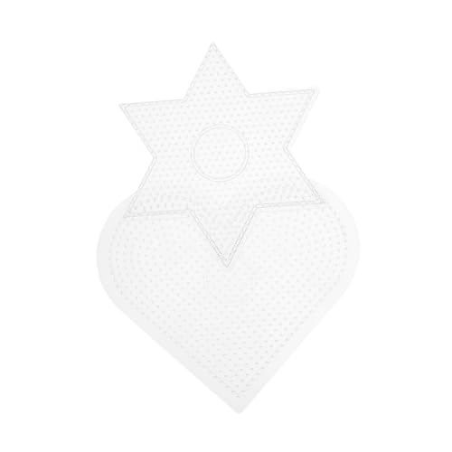 Angoily 2 Stück Sicherungsperlen Stecktafeln Transparent P.s Angoily 2 Stück Sicherungsperlen Stecktafeln Transparent P.s von Angoily