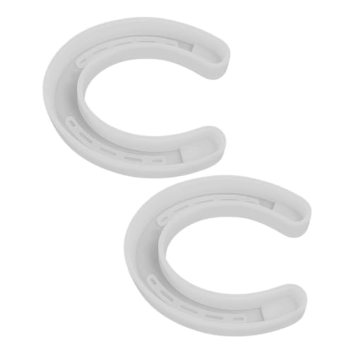 Angoily 2 Stück Silikon Hufeisenformen DIY Epoxidharz Gießformen für Kerzen Seifen Schmuckherstellung Hitzebeständig Langlebig für Handwerk Wohnkultur Angoily 2 Stück Silikon Hufeisenformen DIY Epoxidharz Gießformen für Kerzen Seifen Schmuckherstellung Hitzebeständig Langlebig für Handwerk Wohnkultur von Angoily