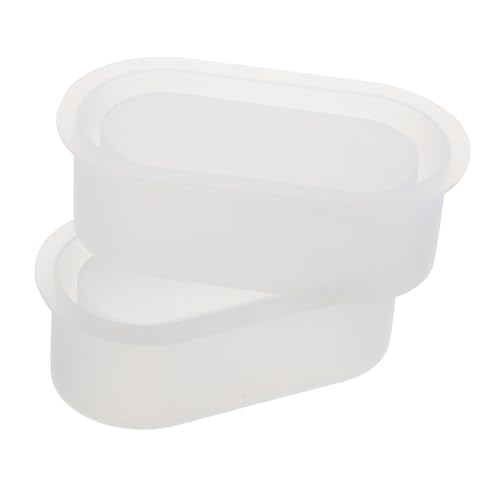 Angoily 2 Stück Silikon Pflanzgefäßformen Oval Wiederverwendbare Gießform für Beton Blumentöpfe Elastische DIY Blumenübertopf Form für Garten Terrasse und Bastelprojekte Angoily 2 Stück Silikon Pflanzgefäßformen Oval Wiederverwendbare Gießform für Beton Blumentöpfe Elastische DIY Blumenübertopf Form für Garten Terrasse und Bastelprojekte von Angoily