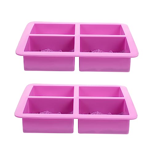 Angoily 2 Stück Silikon Seifenform Gießform für Handgemachte Desserts Lebensmittelechtes Silikon Antihaft Einfach zu Reinigen für Diy Projekte Angoily 2 Stück Silikon Seifenform Gießform für Handgemachte Desserts Lebensmittelechtes Silikon Antihaft Einfach zu Reinigen für Diy Projekte von Angoily