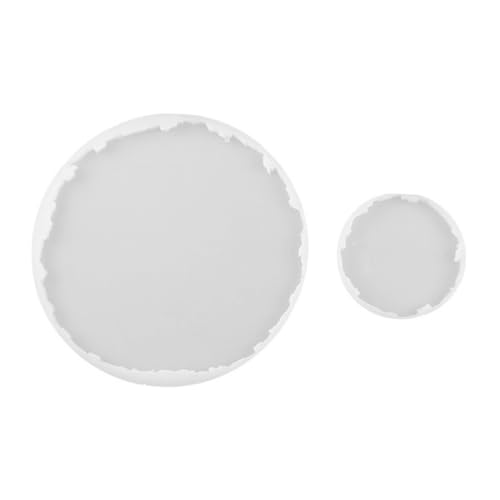 Angoily 2 Stück Silikonform für Holzmaserung Untersetzer DIY Epoxidharz Gießform Transparent für Bastelprojekte Kleiner und Großer Form Angoily 2 Stück Silikonform für Holzmaserung Untersetzer DIY Epoxidharz Gießform Transparent für Bastelprojekte Kleiner und Großer Form von Angoily