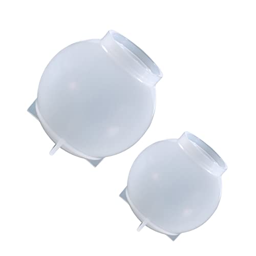 Angoily 2 Stück Silikonform für Kristallkugeln Diy Gießform für Harz Sphere Mold für Kreative Bastelprojekte Einfaches Demold Langlebig für Erwachsene Angoily 2 Stück Silikonform für Kristallkugeln Diy Gießform für Harz Sphere Mold für Kreative Bastelprojekte Einfaches Demold Langlebig für Erwachsene von Angoily