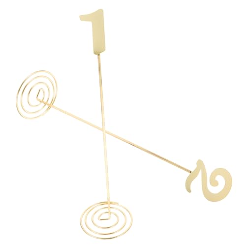 Angoily 2 Stück Sitzkartenhalter Gold Mini Tischkartenhalter für Hochzeit Memo Fotos Notizen Stabile Halterung für Tischnummern und Menükarten Party Dekoration Angoily 2 Stück Sitzkartenhalter Gold Mini Tischkartenhalter für Hochzeit Memo Fotos Notizen Stabile Halterung für Tischnummern und Menükarten Party Dekoration von Angoily