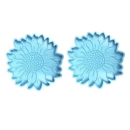 Angoily 2 Stück Sonnenblumen Untersetzer Silikonform Teilig Flexibel Langlebig für DIY Harz Gießen Epoxidharz Bastelbedarf Einfache Reinigung Kreative Geschenkidee Angoily 2 Stück Sonnenblumen Untersetzer Silikonform Teilig Flexibel Langlebig für DIY Harz Gießen Epoxidharz Bastelbedarf Einfache Reinigung Kreative Geschenkidee von Angoily