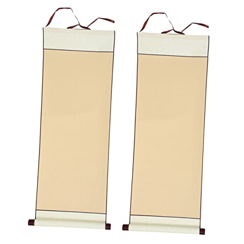 Angoily 2 Stück Spule Schriftrollen Rollbild Malerei Schreiben gemacht chinesische kalligraphie calligraphy paper nootbook chinesische kalligrafie zubehör leere Schriftrolle Jinling Golden Angoily 2 Stück Spule Schriftrollen Rollbild Malerei Schreiben gemacht chinesische kalligraphie calligraphy paper nootbook chinesische kalligrafie zubehör leere Schriftrolle Jinling Golden von Angoily