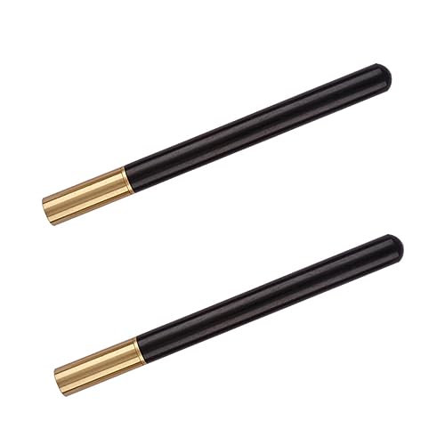 Angoily 2 Stück Stifte Zum Schreiben Bußgeld Zarter Zeichenstift Kugelschreiber Eleganter Stift Business Pen Schild Stift Tagebuchstifte Stifte Für Frauen Messing Schwarz von Angoily