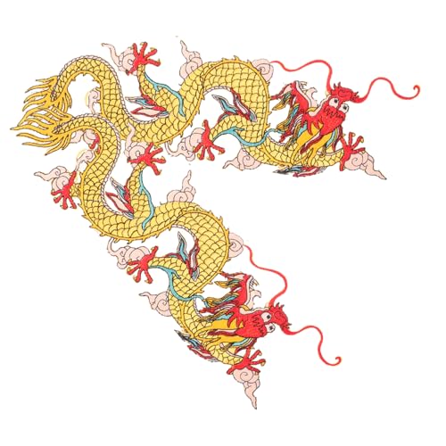 Angoily 2 Stück Stoff -Stickpflege Flicken für Kleidung Patch Zubehör Drachen nähen Kleidungsversorgung dekorative Eisenflecken zarte Kleiderflicken Kleidung Accessoire Angoily 2 Stück Stoff -Stickpflege Flicken für Kleidung Patch Zubehör Drachen nähen Kleidungsversorgung dekorative Eisenflecken zarte Kleiderflicken Kleidung Accessoire von Angoily