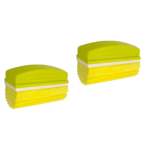 Angoily 2 Stück Tafelwischer für Whiteboards Leichter Reinigungsgummi aus Material Praktisch mit Aufbewahrungsbox für Schule Büro und Zuhause Schonend für Oberflächen von Angoily