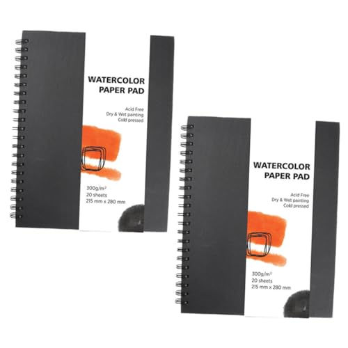 Angoily 2 Stück Teiliges Aquarell Skizzenbuch Mittlere Langlebiges Künstler Zeichenbuch Holzmasse Kompaktes Malblock für Schüler Zuhause und Büro Geeignet Angoily 2 Stück Teiliges Aquarell Skizzenbuch Mittlere Langlebiges Künstler Zeichenbuch Holzmasse Kompaktes Malblock für Schüler Zuhause und Büro Geeignet von Angoily